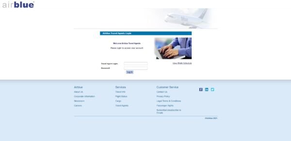 Airblue agent login