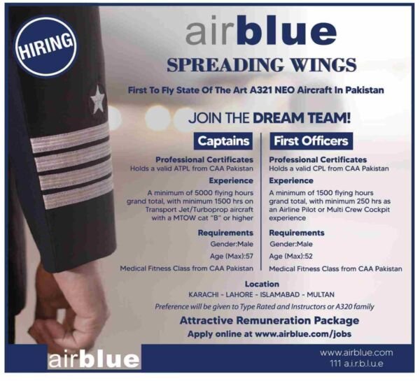 Airblue Job